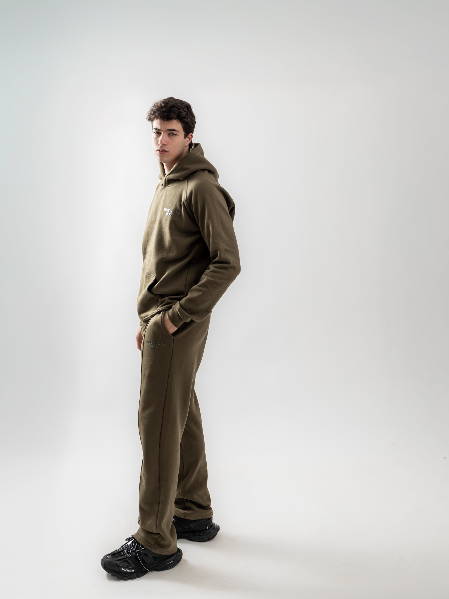 Olive Green Oversized Tracksuit