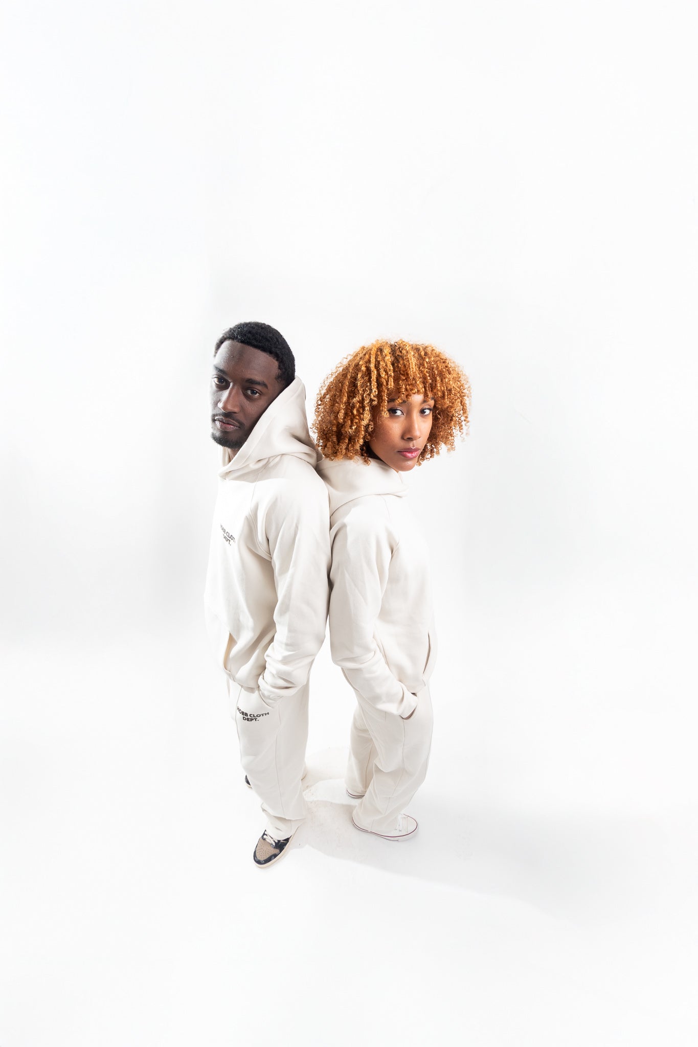 Cream & Chocolate Oversized Tracksuit