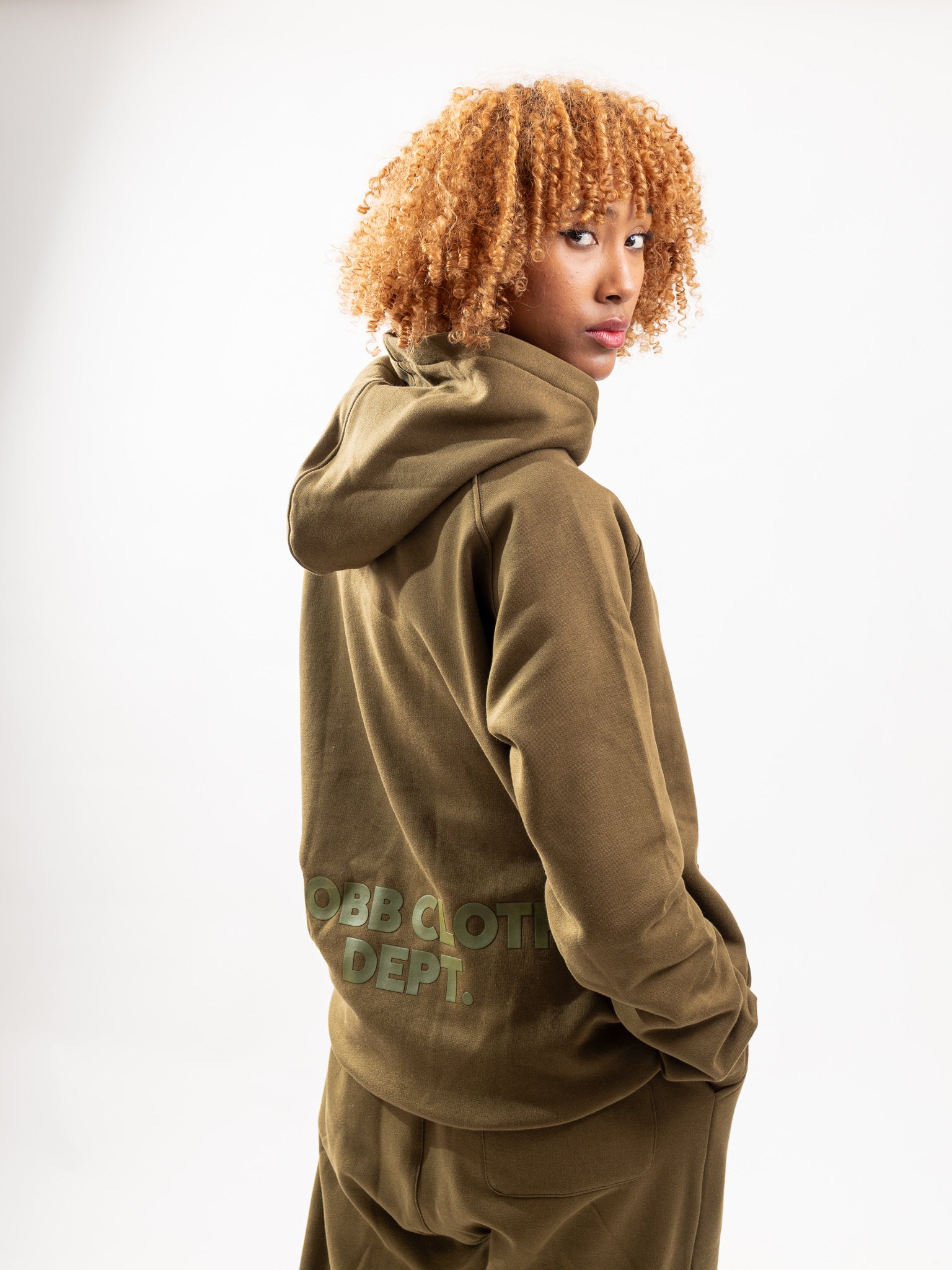 Olive Green Oversized Tracksuit