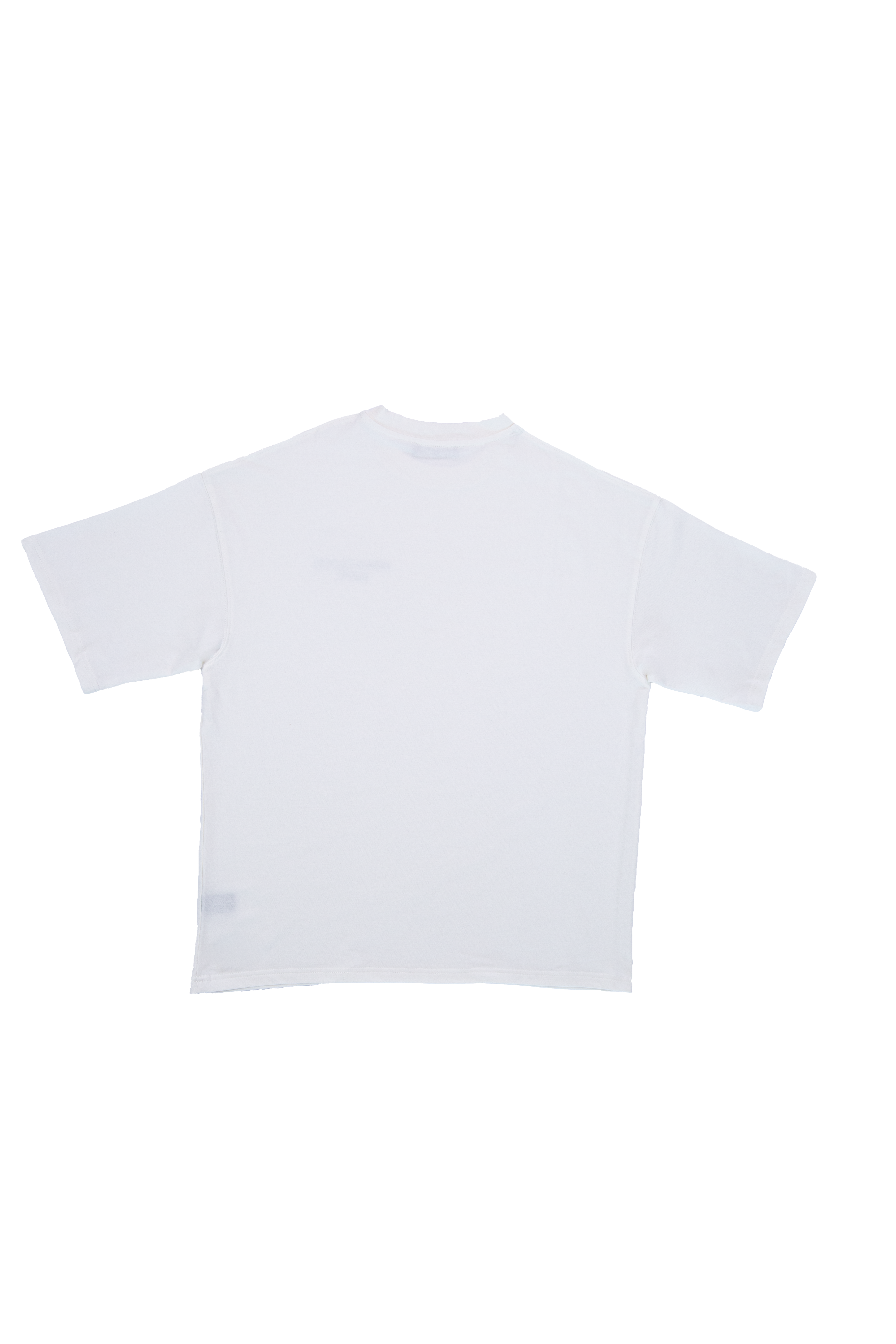 White Cropped Oversized T-Shirt