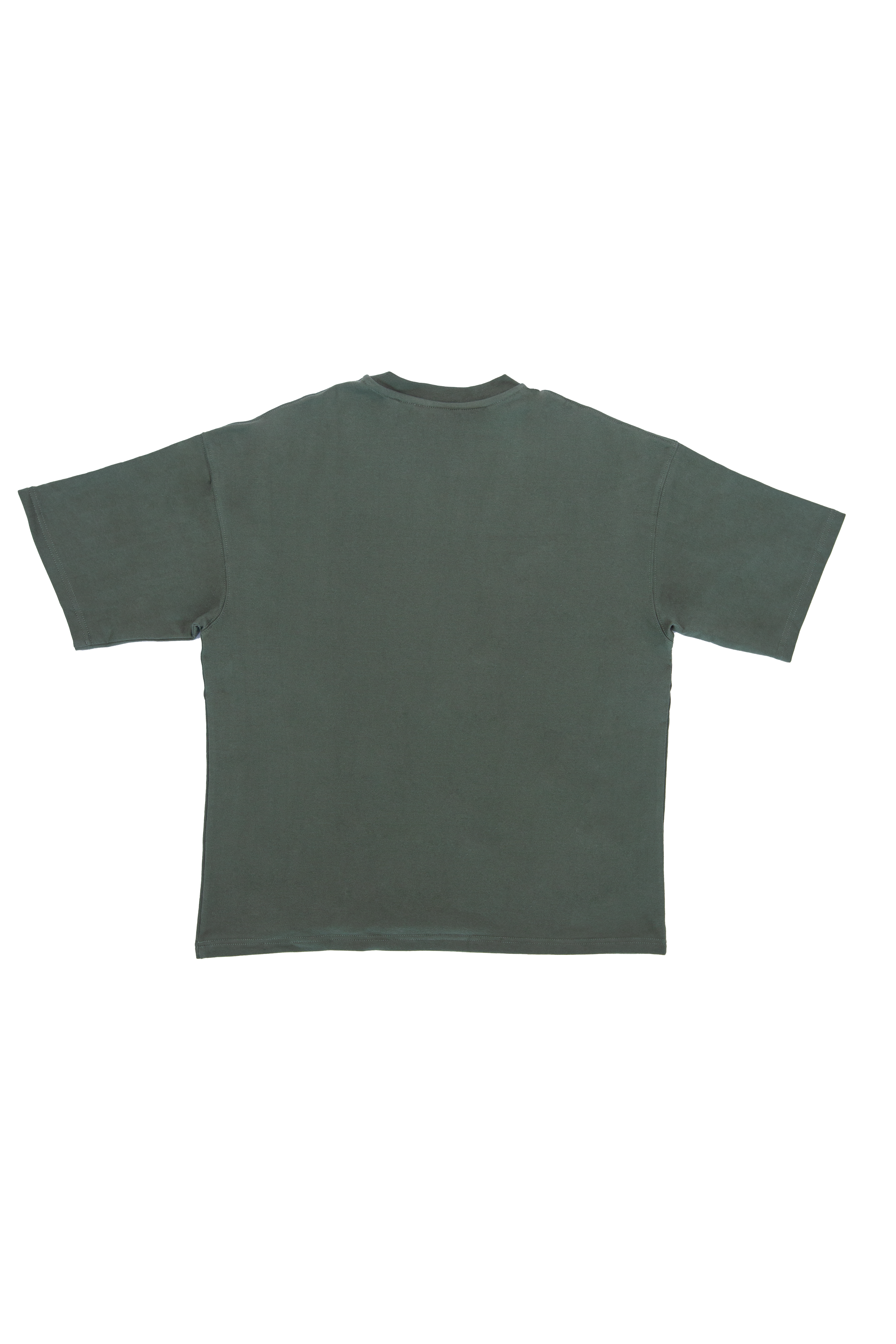 Green Cropped Oversized T-Shirt