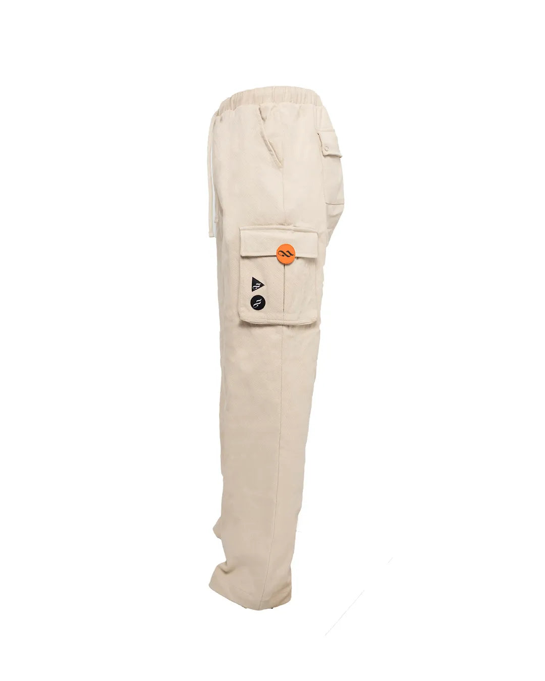Beige HTC Cargo Joggers | HOBB CLOTHING