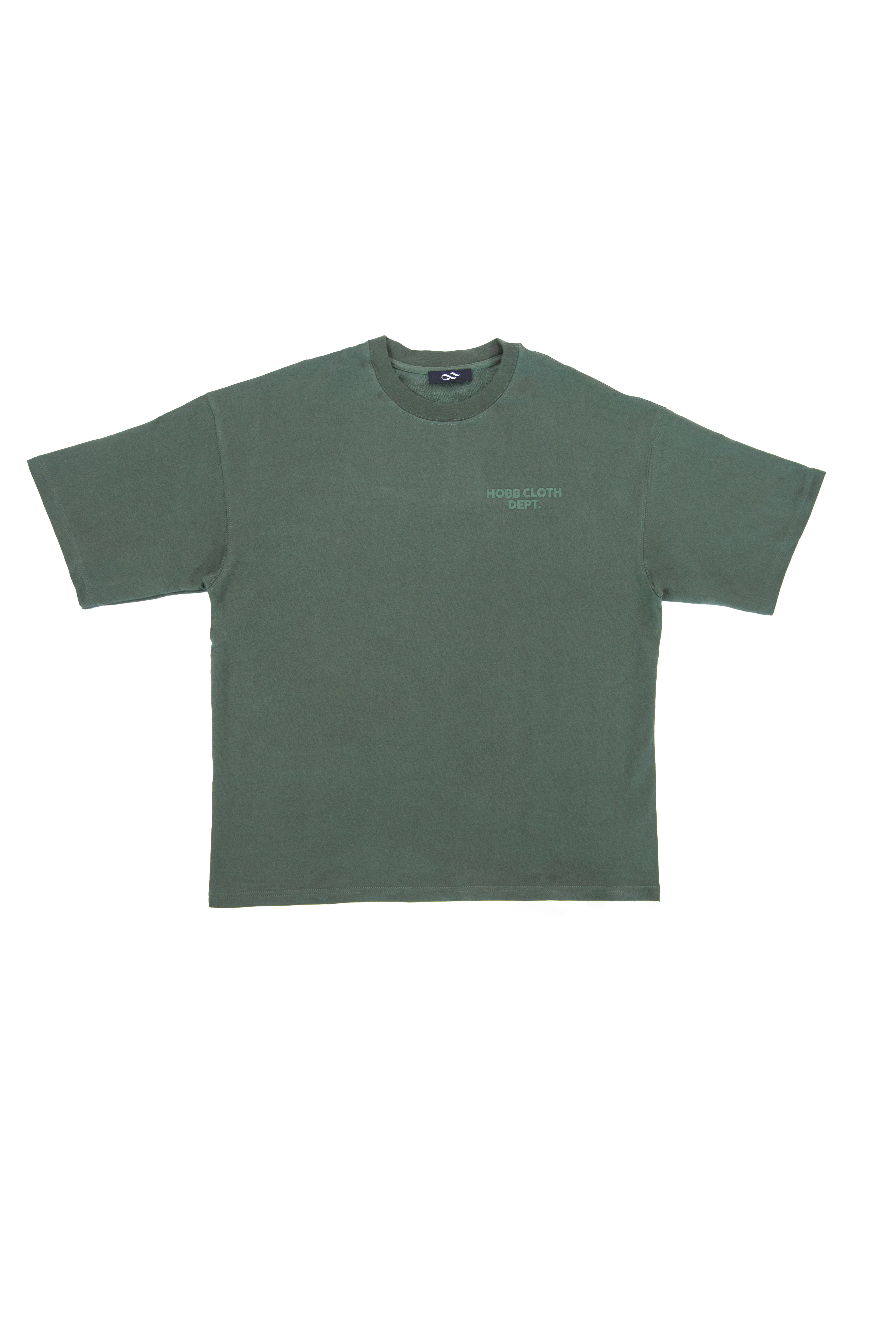 Green Cropped Oversized T-Shirt